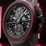 NORQAIN Wild ONE Skeleton Chrono Burgundy Limited Edition 42mm