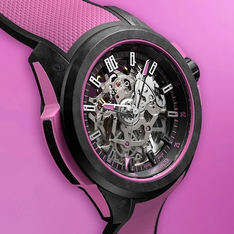 Norqain Wild ONE Skeleton Hyper Pink 39mm