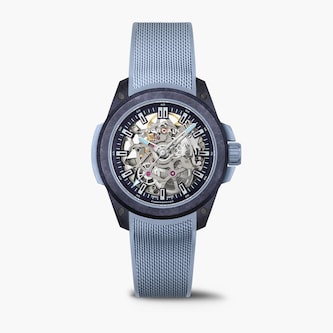 Norqain Wild ONE Skeleton Purple Ice Blue 39mm