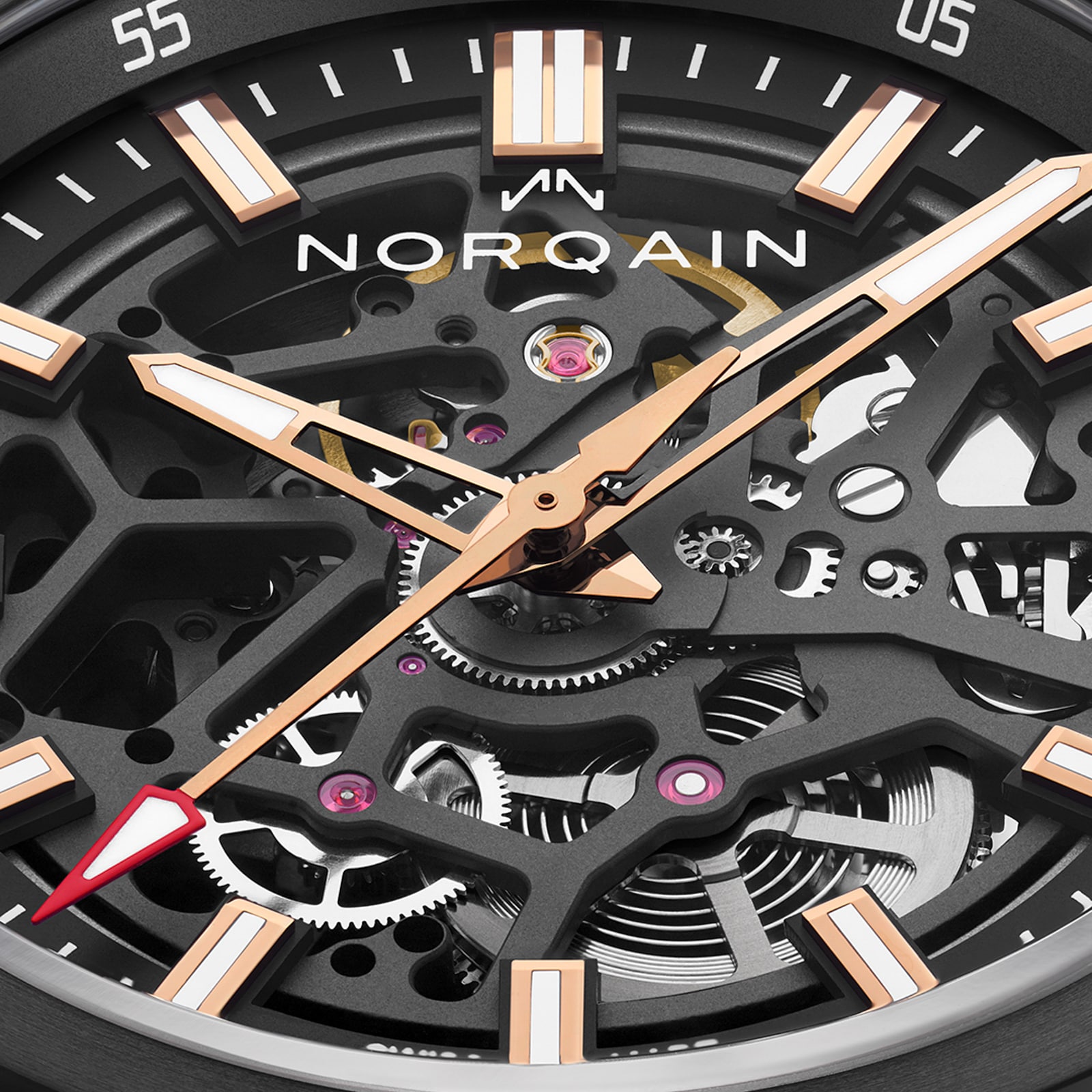 Norqain Independence Skeleton Black 42mm Norqain Independence Skeleton Black 42mm