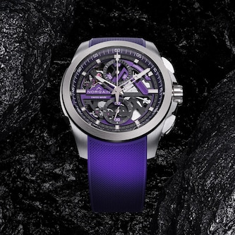 Norqain Independence Skeleton Chrono Purple 42mm