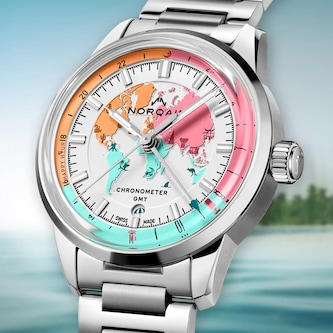 NORQAIN Freedom GMT Enjoy Life Holiday  Limited Edition 40mm