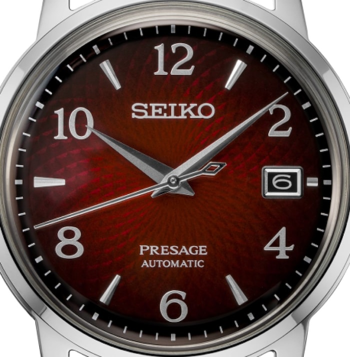 Seiko Presage Cocktail Time Negroni 38mm Mens Watch Red