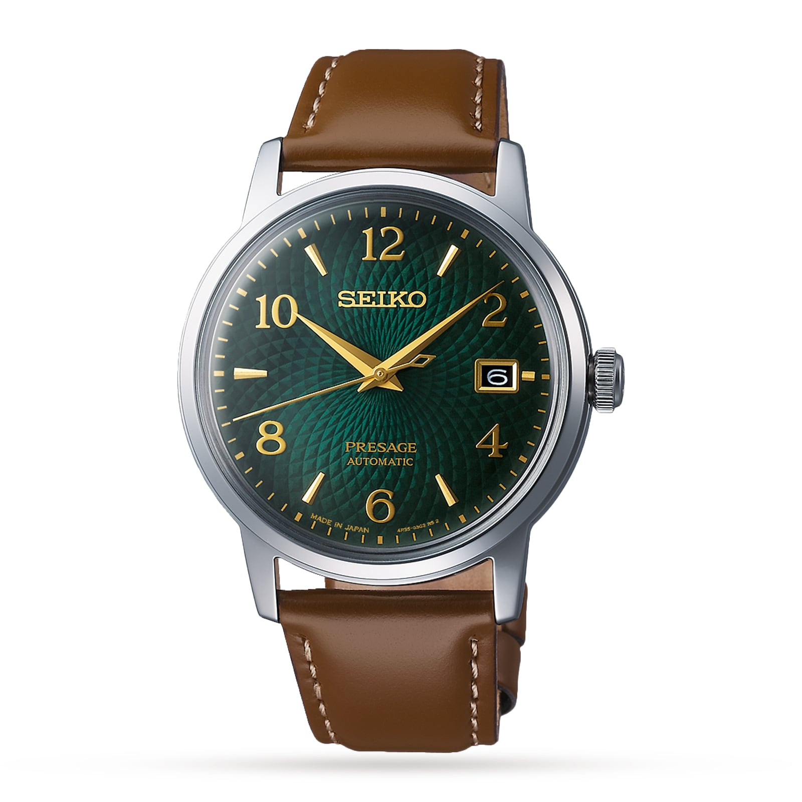 Seiko Presage Cocktail Mojito 38mm Mens Watch SRPE45J1 Watches