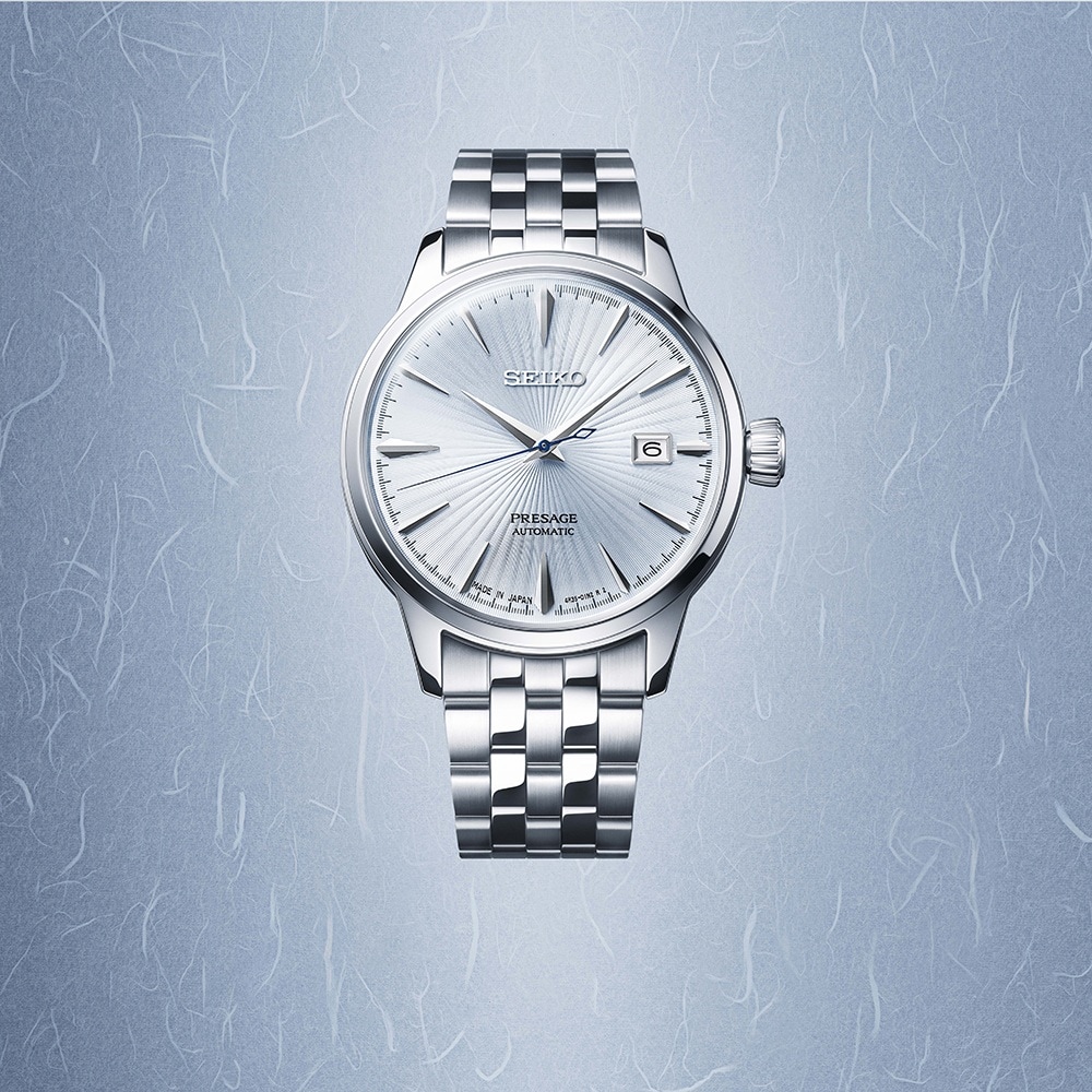 Seiko Presage Presage Cocktail Time 40.5mm Mens Watch Blue