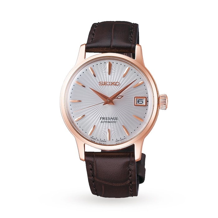 Seiko Presage Cocktail �Bellini� 32mm Ladies Watch SRP852J1 | Mappin and  Webb