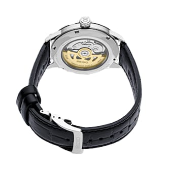 Seiko Presage Cocktail Time 'Blue Moon' Open Heart 40.5mm Mens Strap Watch