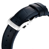 Seiko Presage Cocktail Time 'Blue Moon' Open Heart 40.5mm Mens Strap Watch