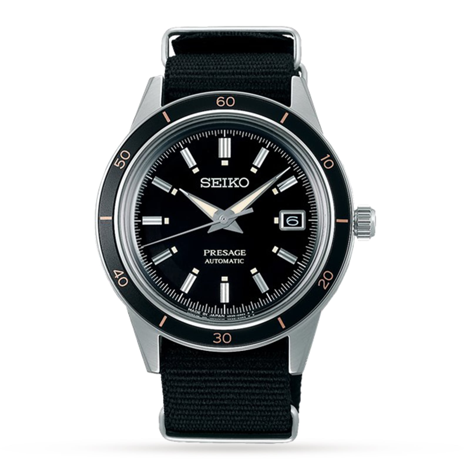 Seiko Presage Style 60s Black