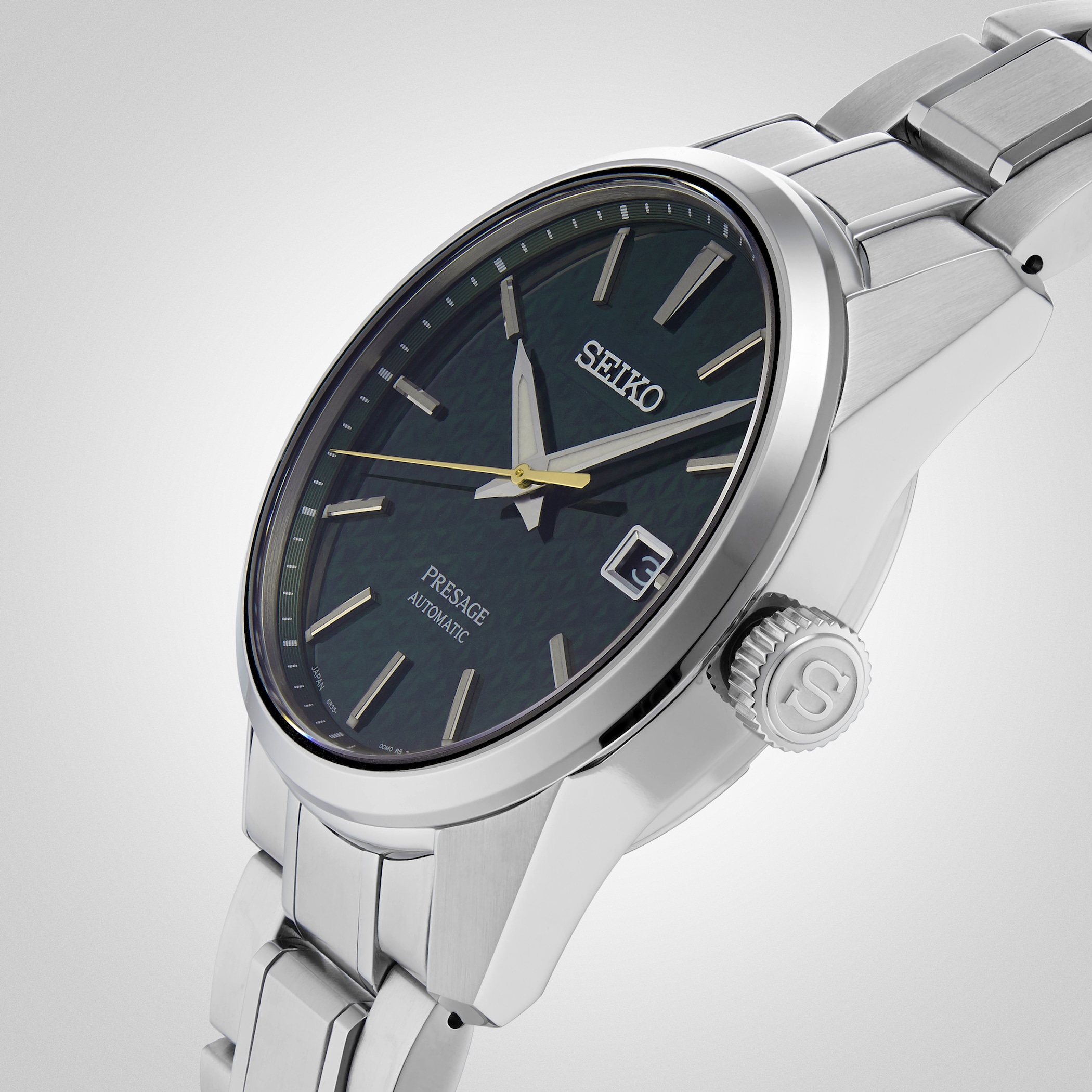 Seiko Presage Sharp Edged Series Green 39mm Mens Watch Seiko Presage Sharp Edged Series Green 39mm Mens Watch