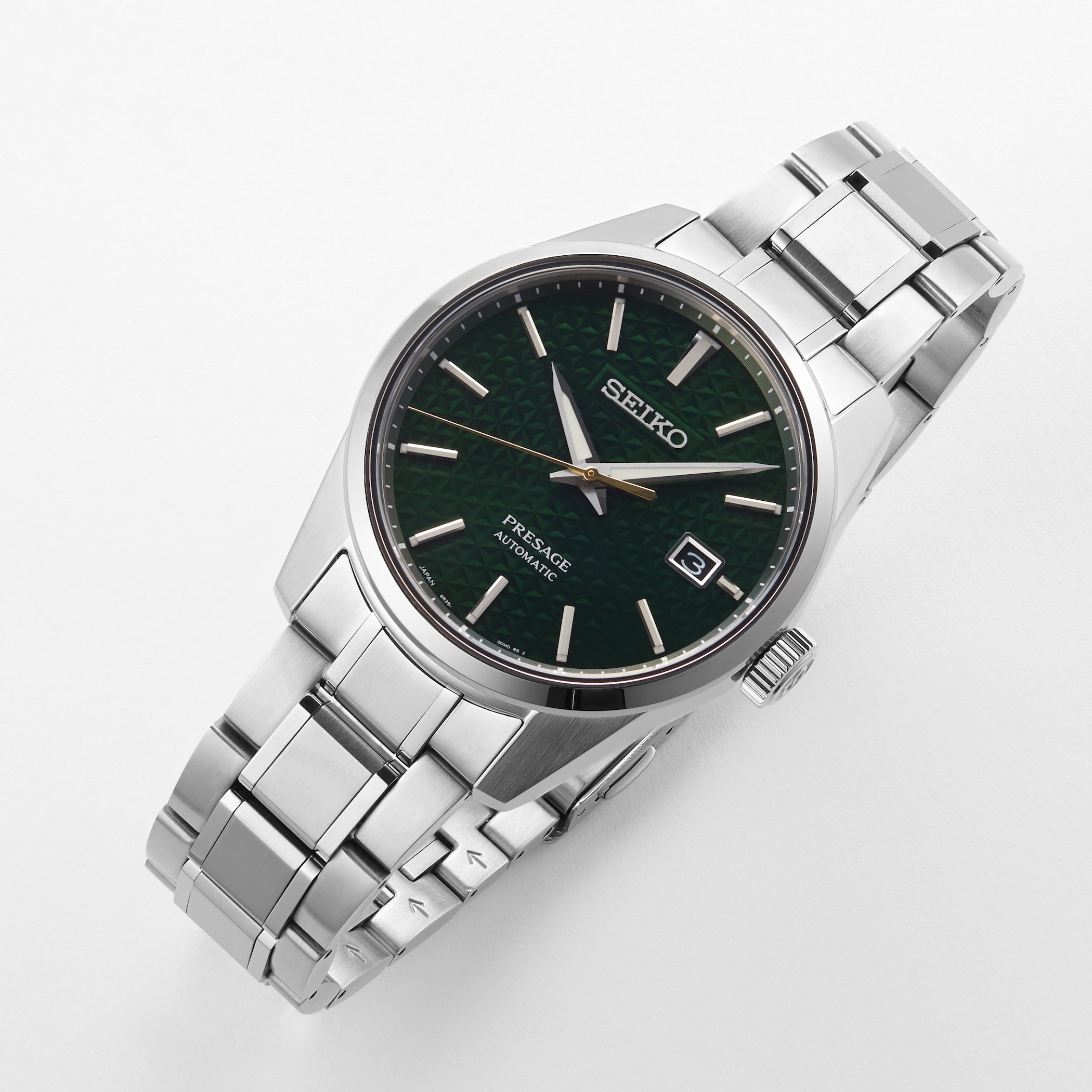 Seiko Presage Sharp Edged Series Green 39mm Mens Watch Seiko Presage Sharp Edged Series Green 39mm Mens Watch