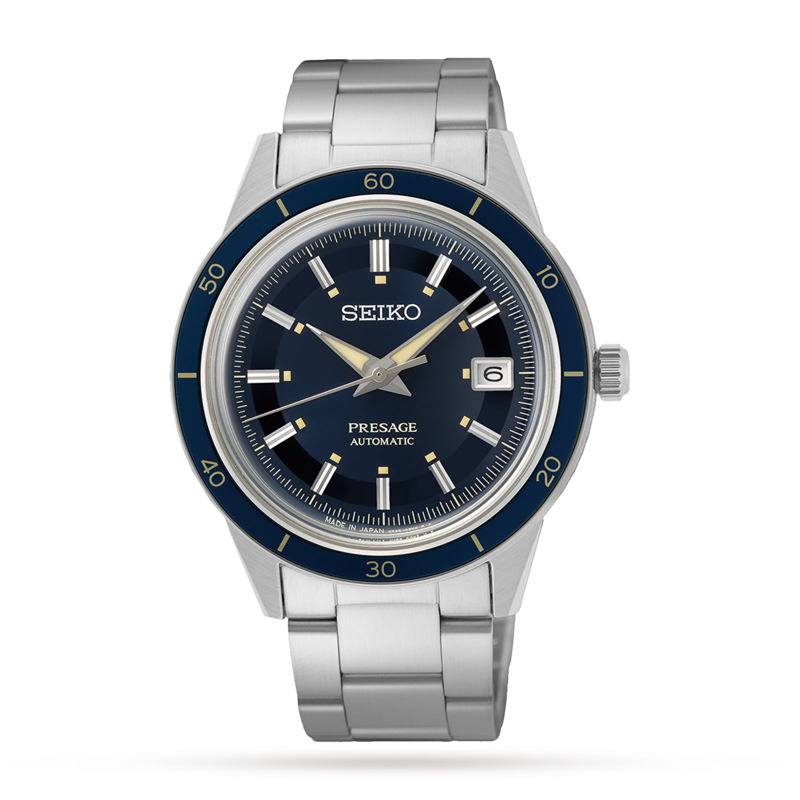 Seiko Presage Blue 40.5mm Mens Watch