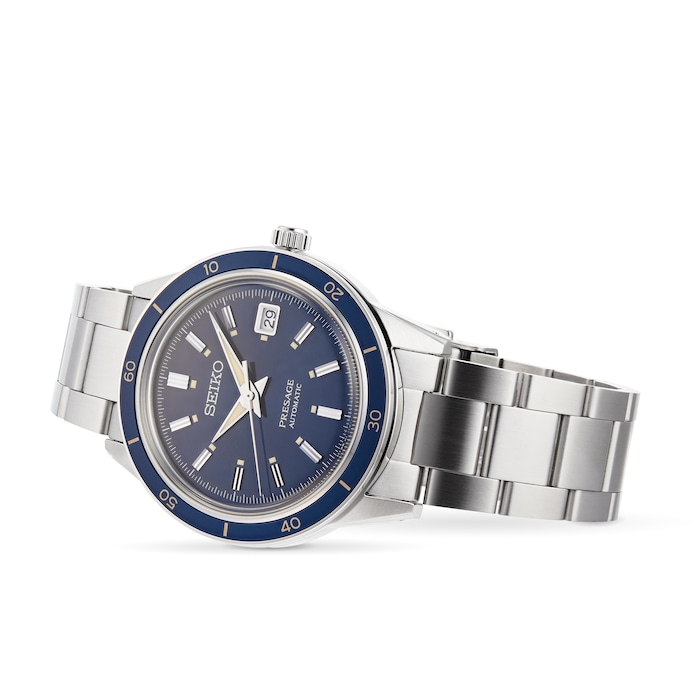 Seiko Presage Blue 40.5mm Mens Watch