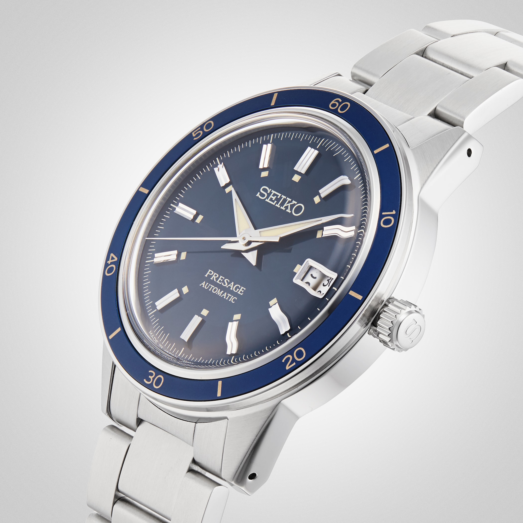 Seiko Presage Blue 40.5mm Mens Watch Seiko Presage Blue 40.5mm Mens Watch