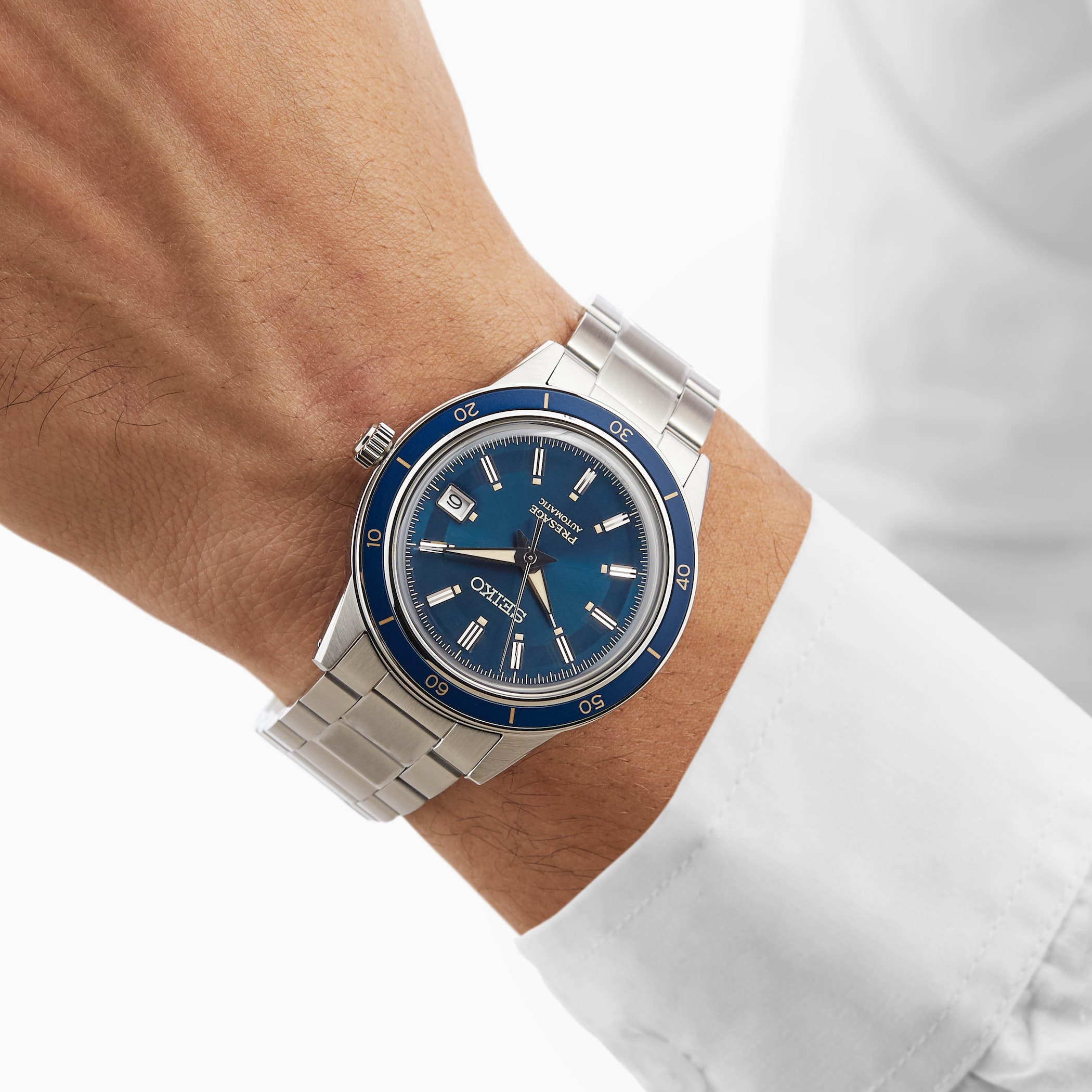 Seiko Presage Blue 40.5mm Mens Watch Seiko Presage Blue 40.5mm Mens Watch