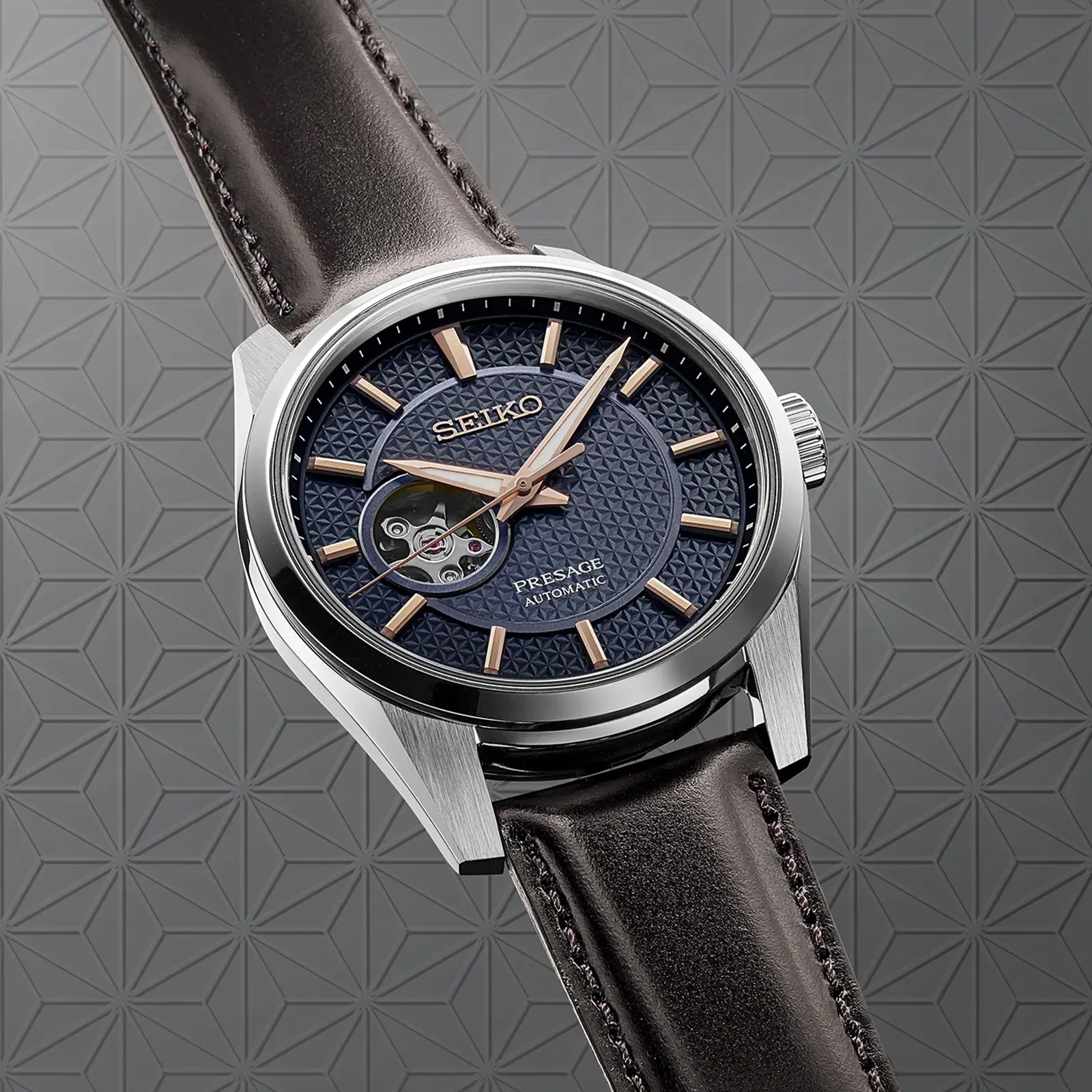 Seiko Presage Sharp Edged 'Midnight' 40mm Mens Watch