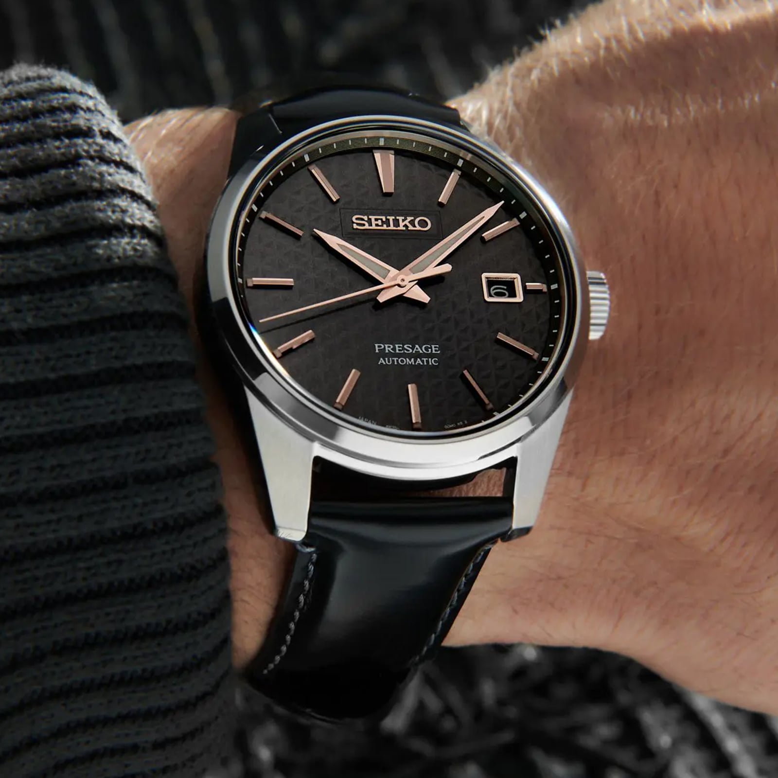 Seiko Presage Sharp Edged Series Grey 39mm Mens Watch Seiko Presage Sharp Edged Series Grey 39mm Mens Watch