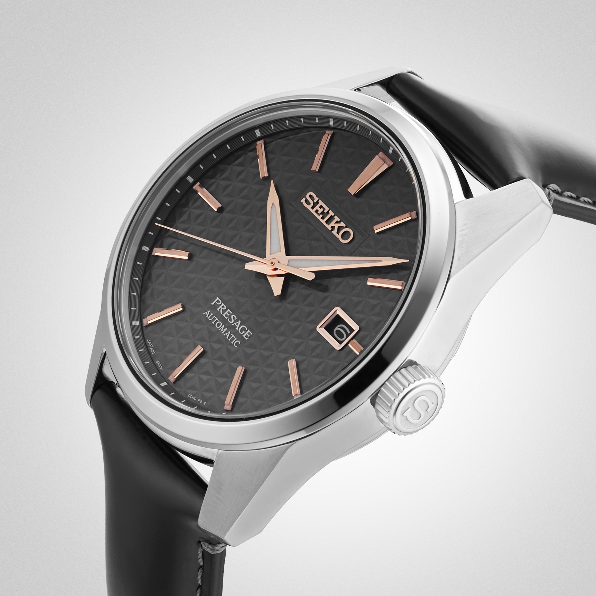 Seiko Presage Sharp Edged Series Grey 39mm Mens Watch Seiko Presage Sharp Edged Series Grey 39mm Mens Watch