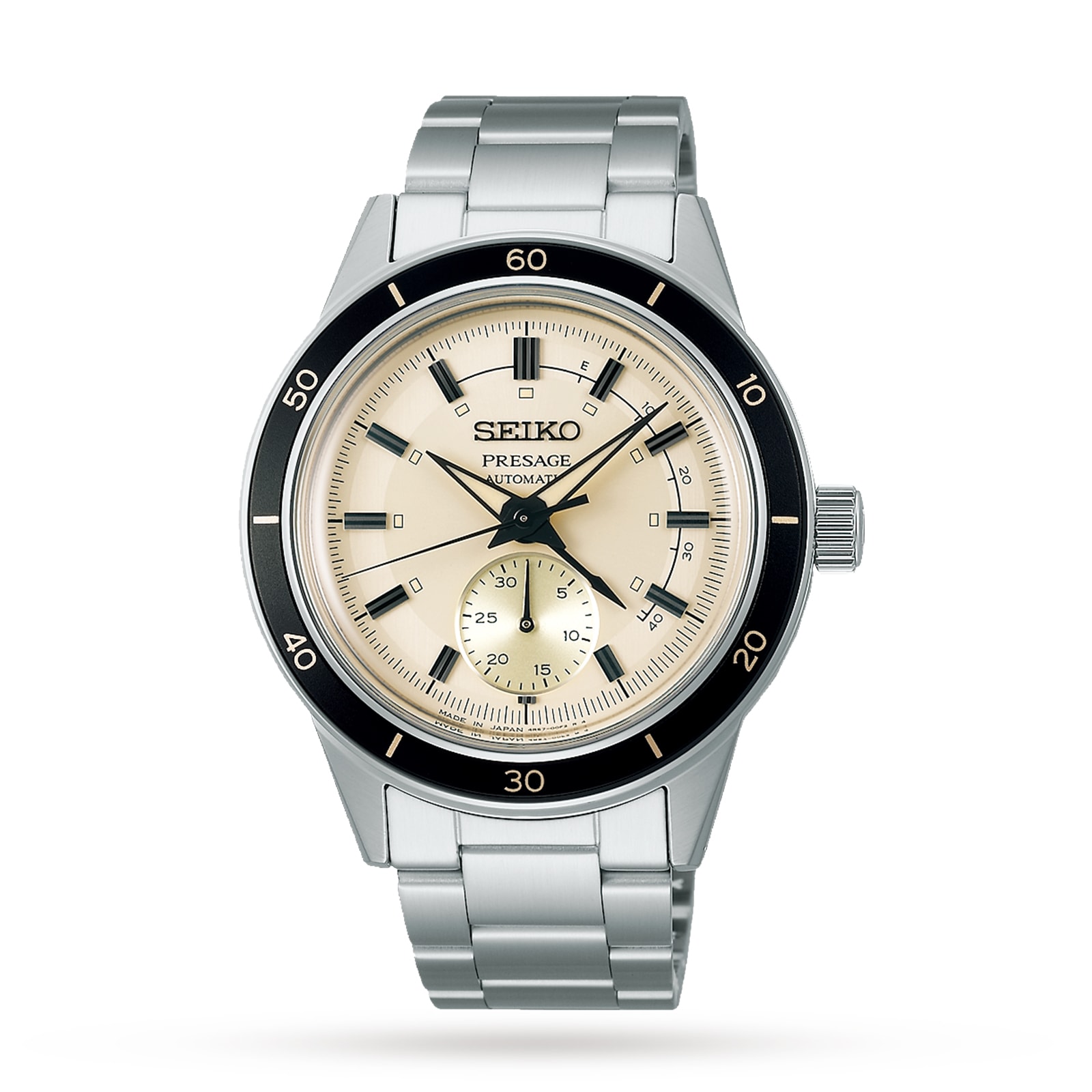 Seiko Presage Style 60s Cream 41mm Mens Watch Seiko Presage Style 60s Cream 41mm Mens Watch