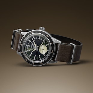 Seiko Presage 60's Style Green 41mm Mens Watch
