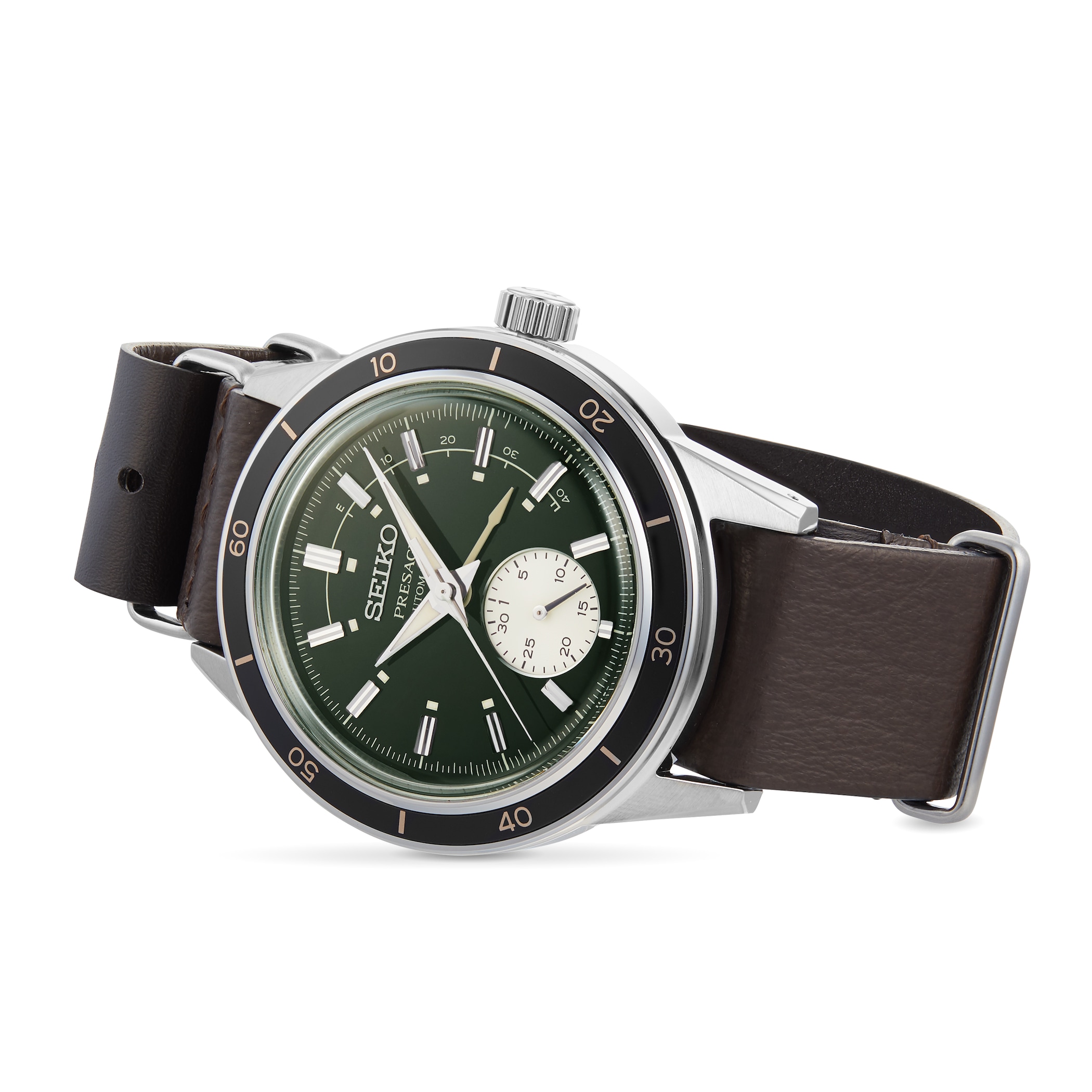 Seiko Presage 60's Style Green 41mm Mens Watch Seiko Presage 60's Style Green 41mm Mens Watch