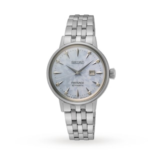 Seiko Presage Presage Cocktail Time 'Skydiving' Diamond Twist Ladies Watch