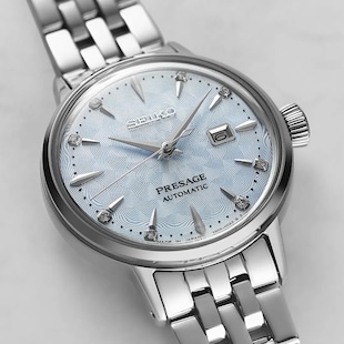 Seiko Presage Presage Cocktail Time 'Skydiving' Diamond Twist Ladies Watch