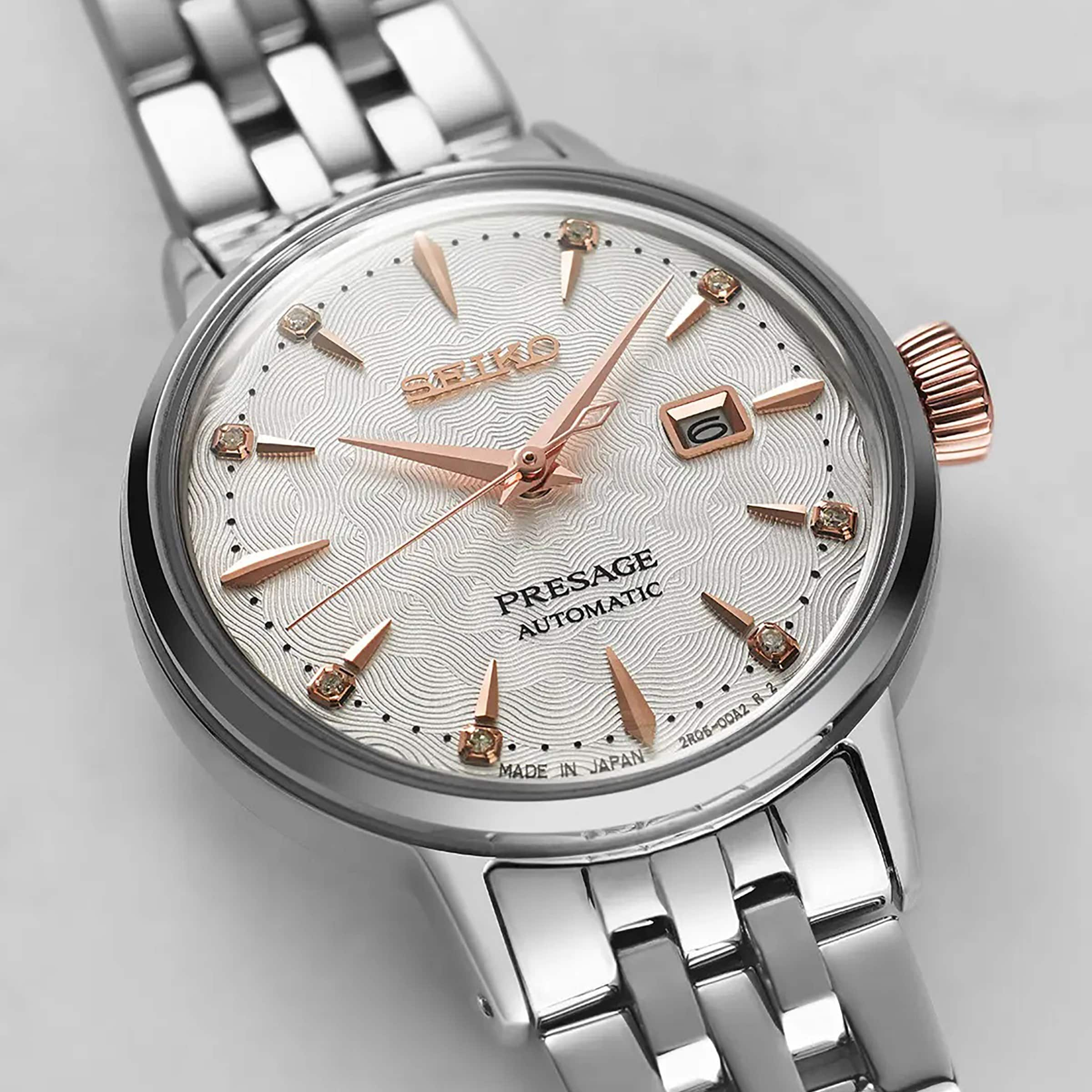 Seiko Presage Cocktail Time Clover Club Diamond Twist Ladies