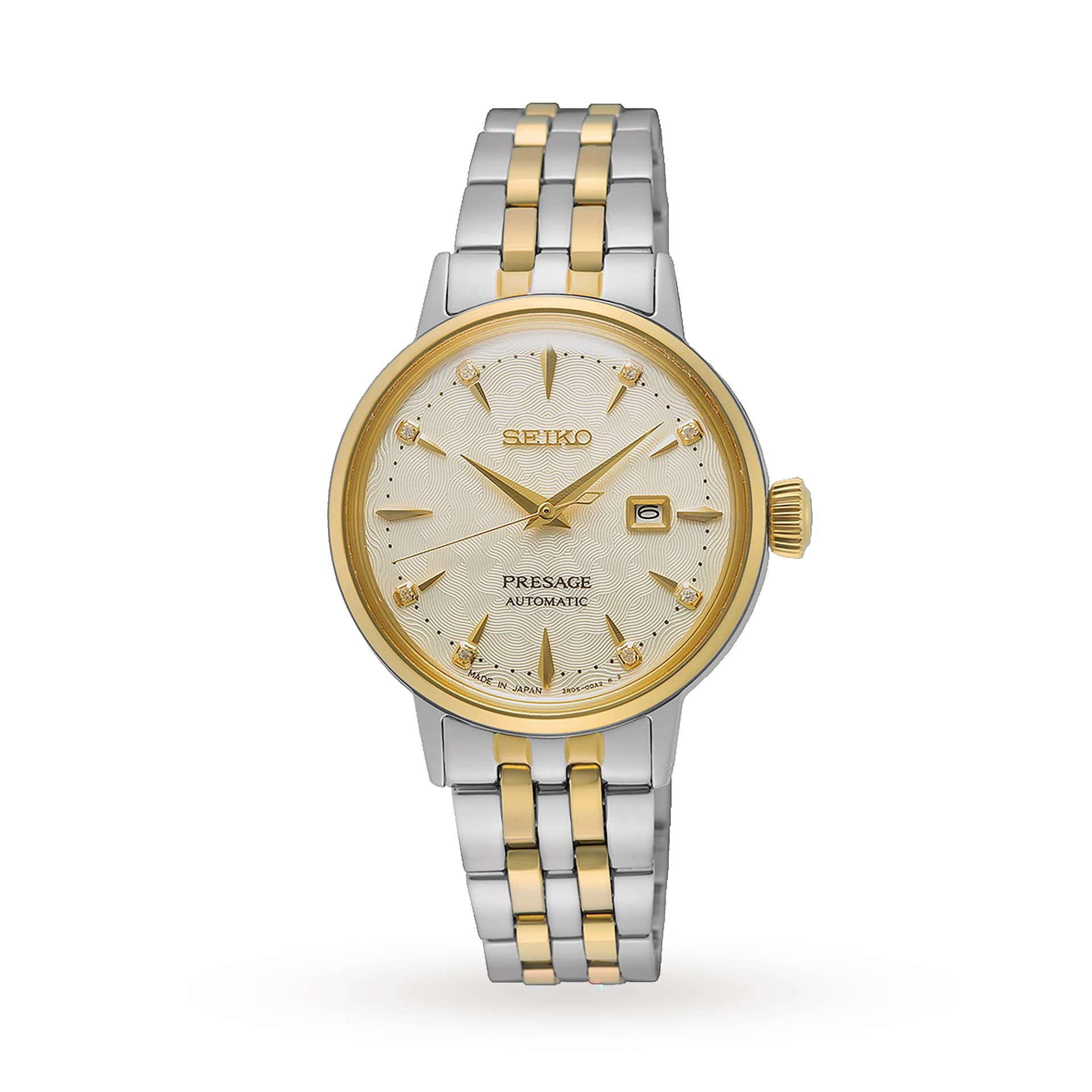 Seiko Presage Presage Cocktail Time 'White Lady' Diamond Twist Ladies Watch