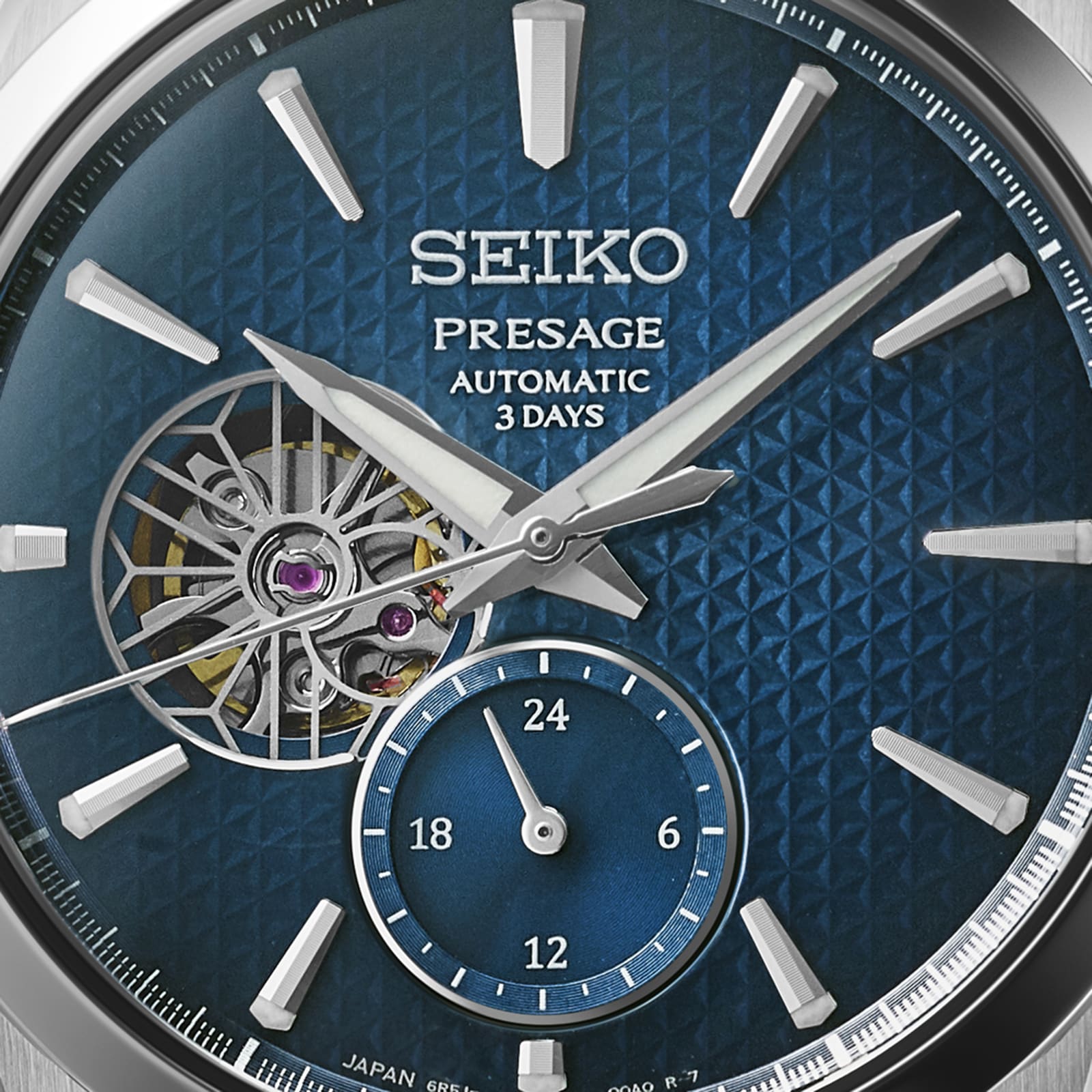 Seiko Presage Presage Ao Sharp Edged Open Heart 40mm Mens Watch