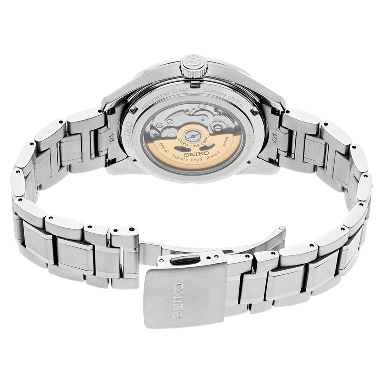 Seiko Presage Presage 'Ao' Sharp-Edged Open Heart 40mm Mens Watch Blue
