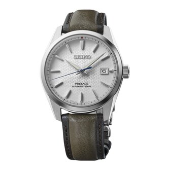 Seiko Presage Sharp Edged 'Laurel' Limited Edition 40mm Mens Watch White