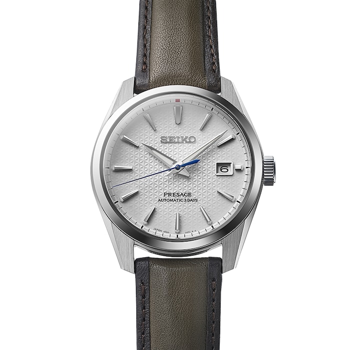 Seiko Presage Sharp Edged 'Laurel' Limited Edition 40mm Mens Watch White