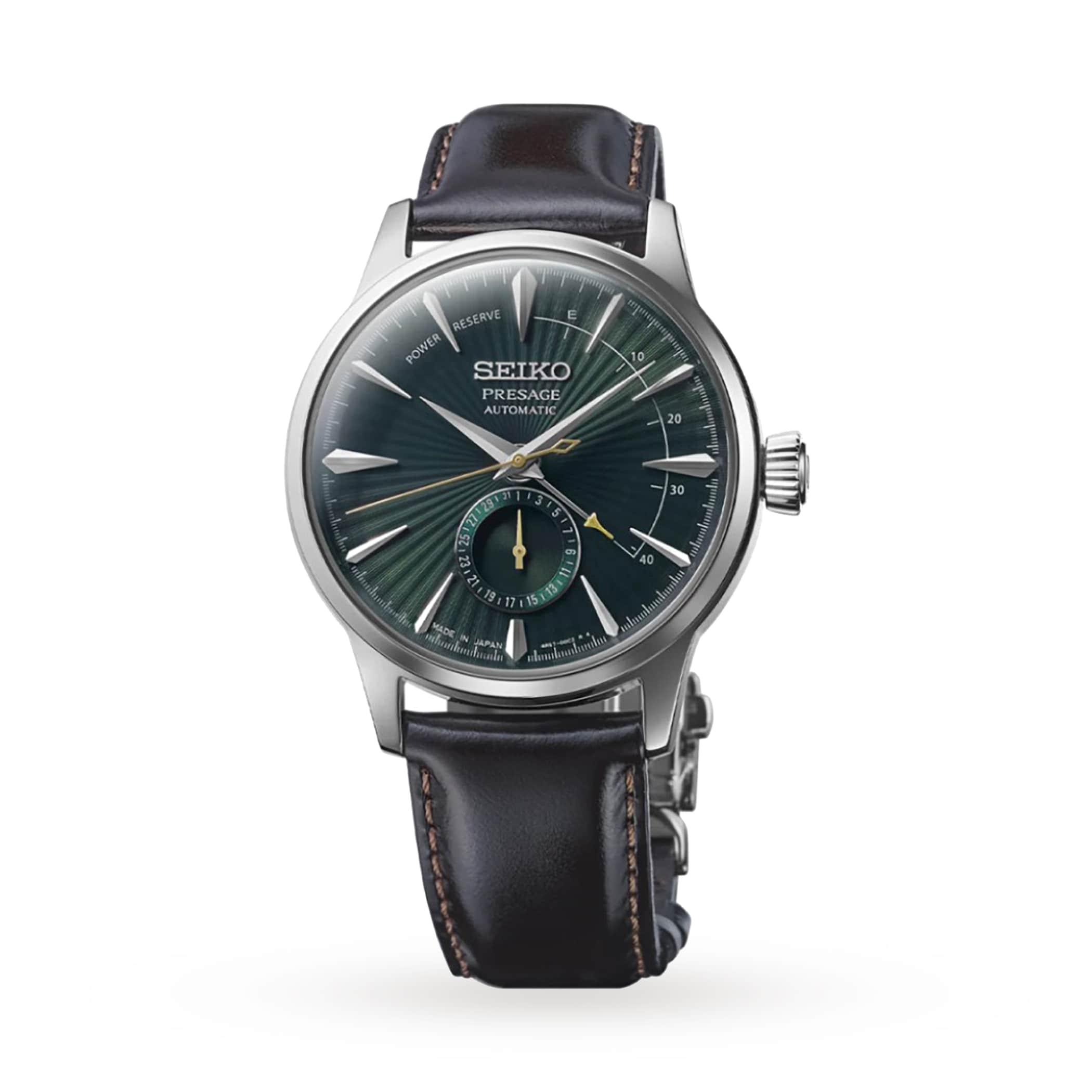 Seiko Presage Cocktail Time 'Midnight Mockingbird' 40.5mm Mens Strap Watch Seiko Presage Cocktail Time 'Midnight Mockingbird' 40.5mm Mens Strap Watch