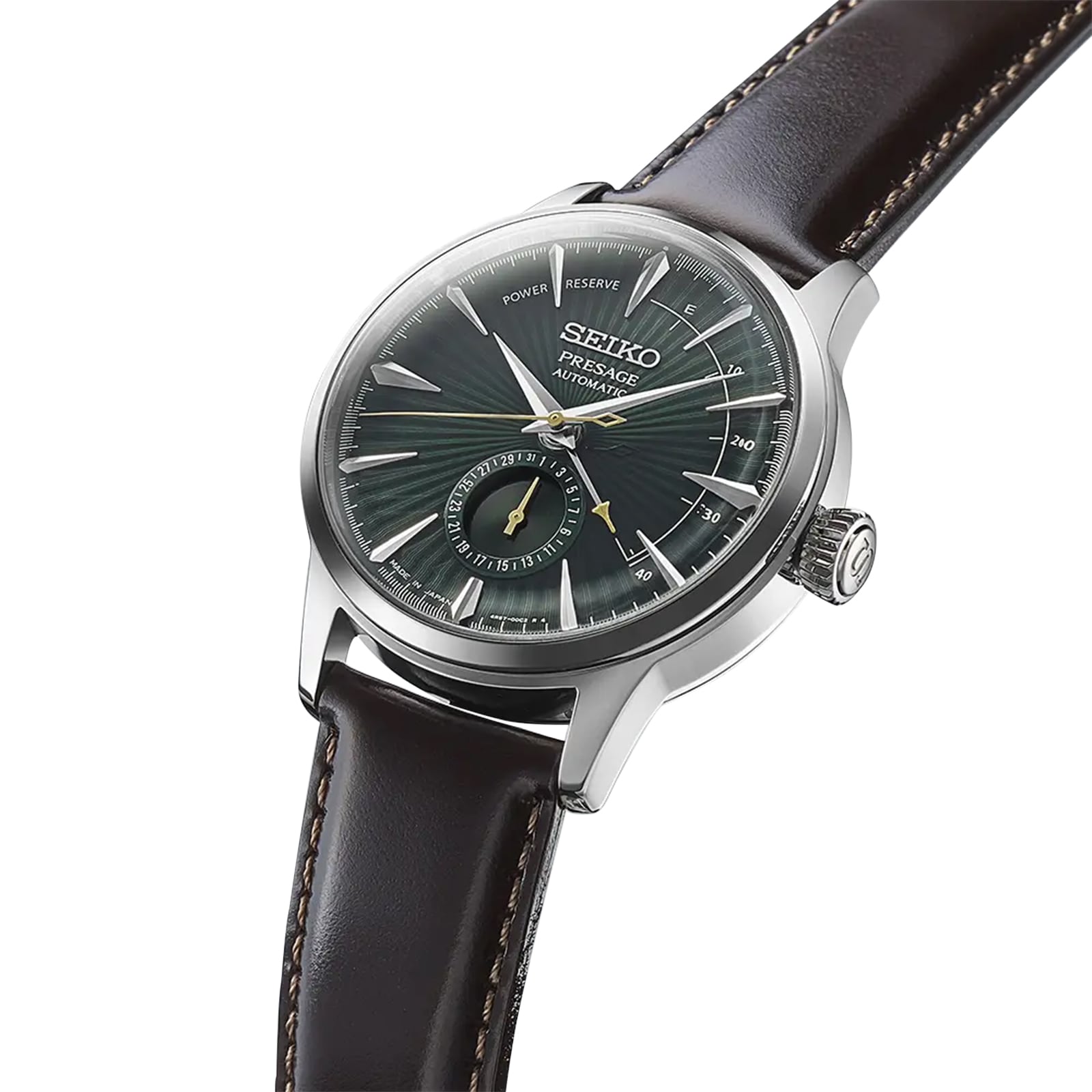 Seiko Presage Cocktail Time 'Midnight Mockingbird' 40.5mm Mens Strap Watch