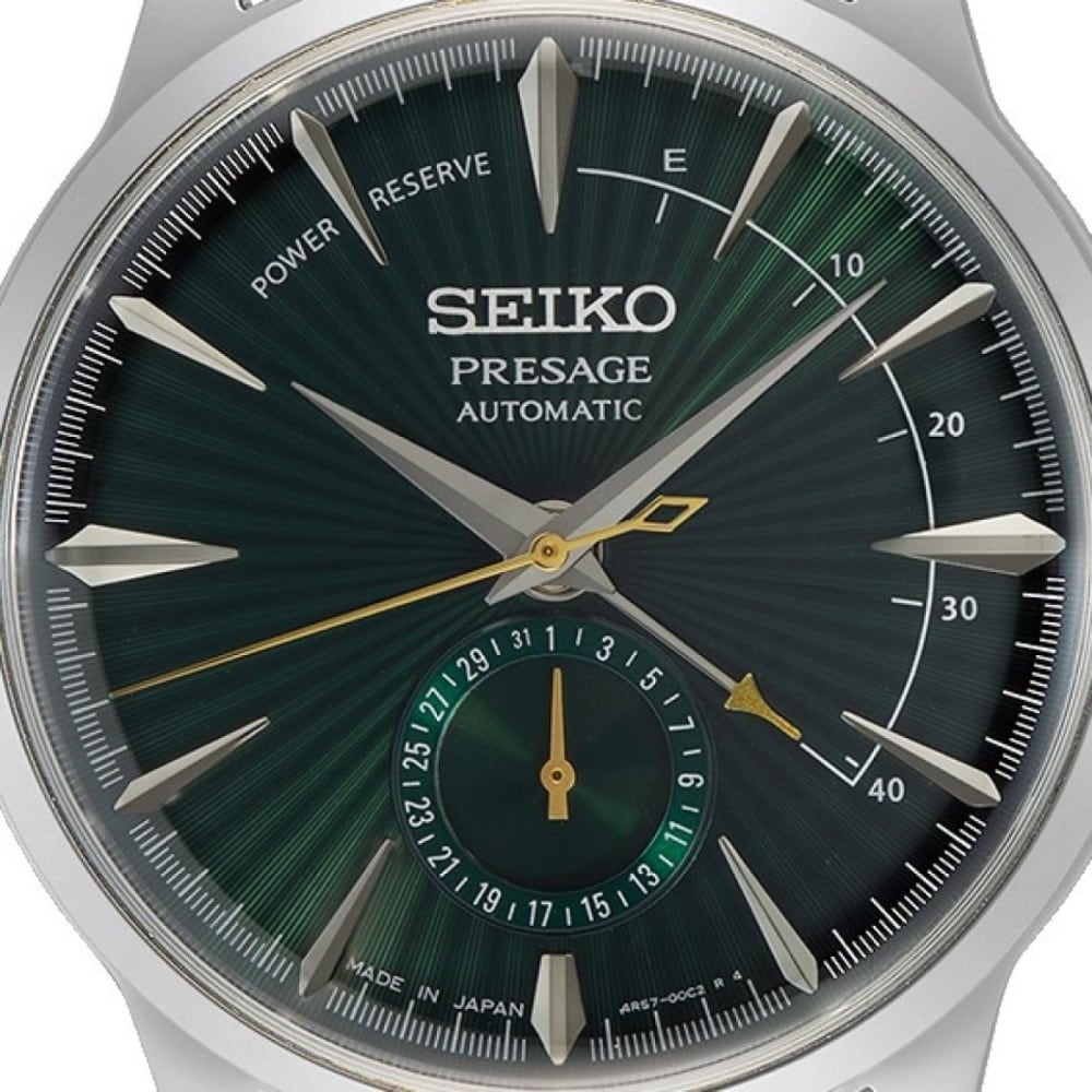 Seiko Presage Cocktail Time 'Midnight Mockingbird' 40.5mm Mens Strap Watch Seiko Presage Cocktail Time 'Midnight Mockingbird' 40.5mm Mens Strap Watch