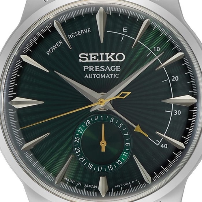 Seiko Presage Cocktail Time 'Midnight Mockingbird' 40.5mm Mens Strap Watch