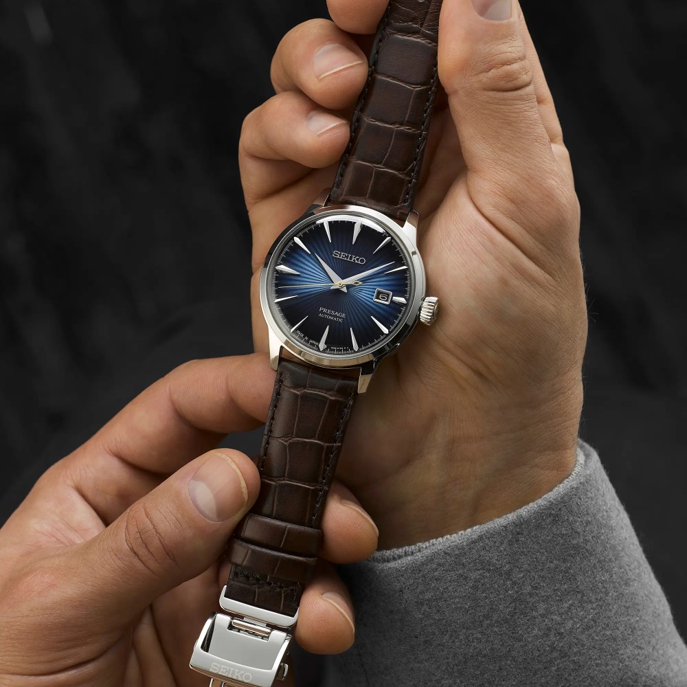 Seiko Presage Presage Cocktail Time 'Midnight Blue Moon' 39.52mm Seiko Presage Presage Cocktail Time 'Midnight Blue Moon' 39.52mm