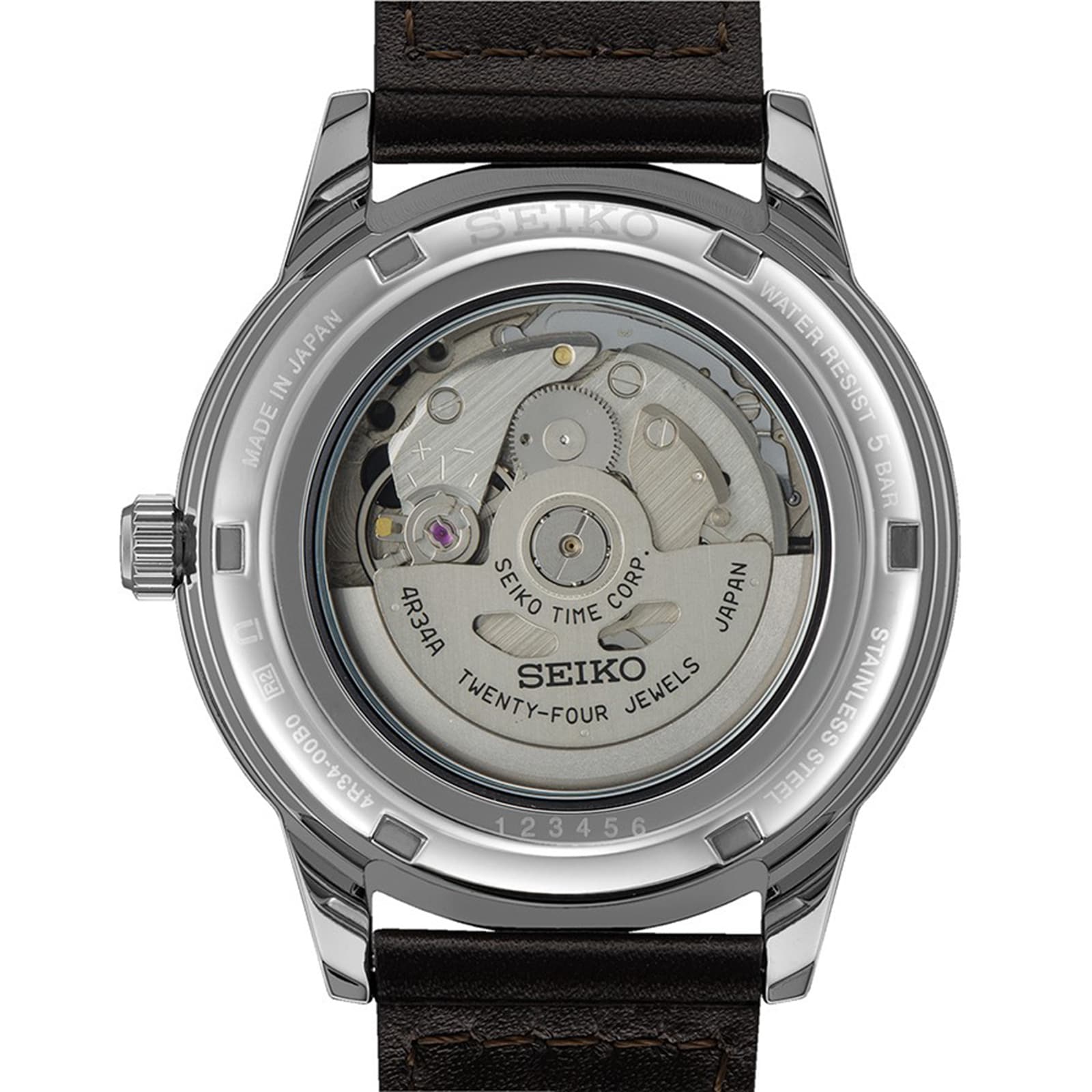 Seiko Presage Presage 'Stone' Style 60s Road Trip GMT 41mm Mens Watch Cream Seiko Presage Presage 'Stone' Style 60s Road Trip GMT 41mm Mens Watch Cream