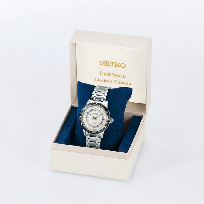 Seiko Presage Presage Style 60s Limited Edition 39.5mm Mens Watches Champagne