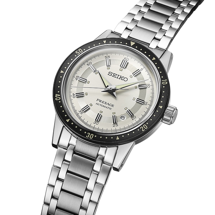 Seiko Presage Presage Style 60s Limited Edition 39.5mm Mens Watches Champagne