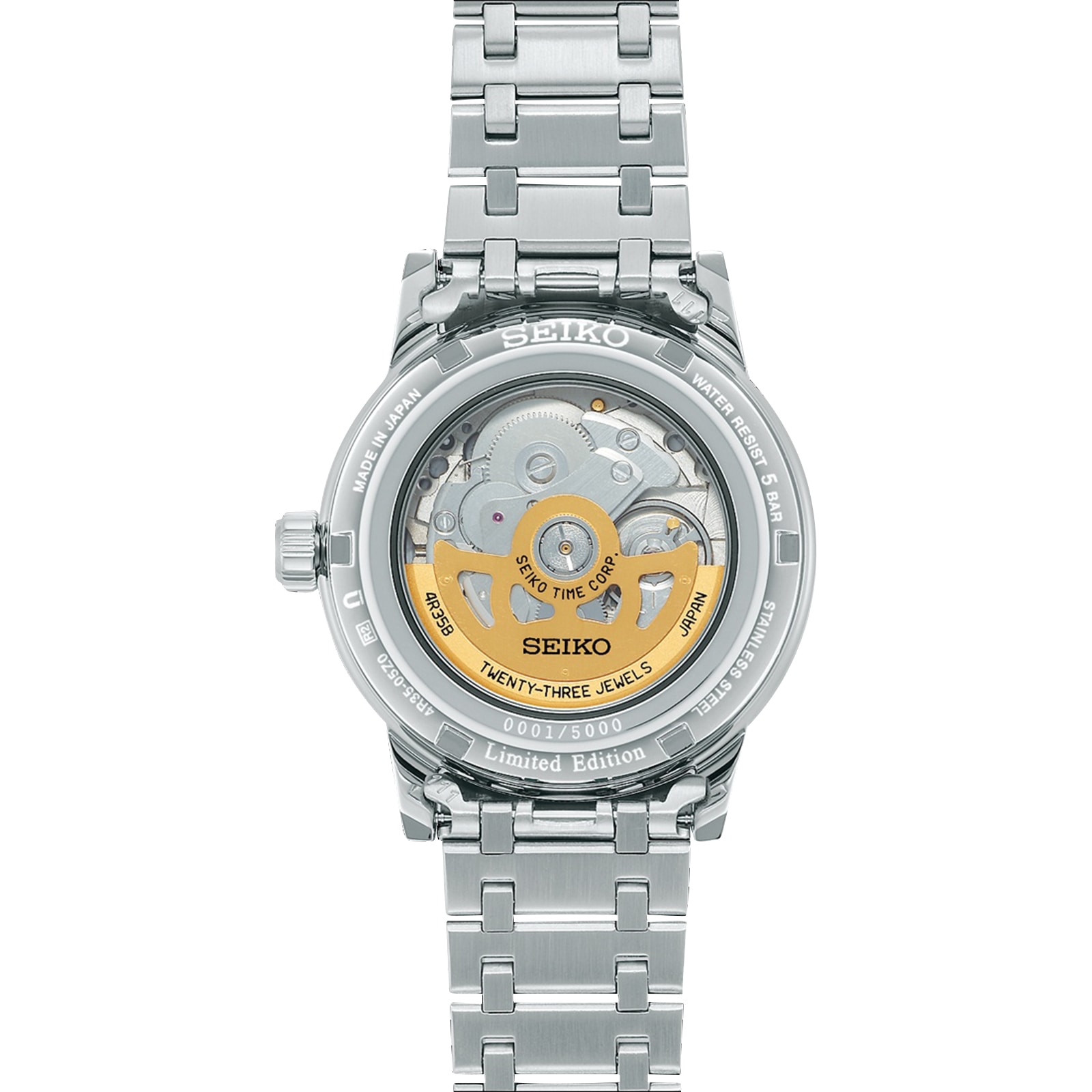 Seiko Presage Presage Style 60s Limited Edition 39.5mm Mens Watches Champagne