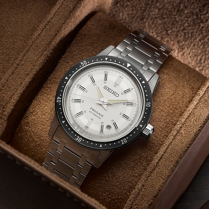 Seiko Presage Presage Style 60s Limited Edition 39.5mm Mens Watches Champagne