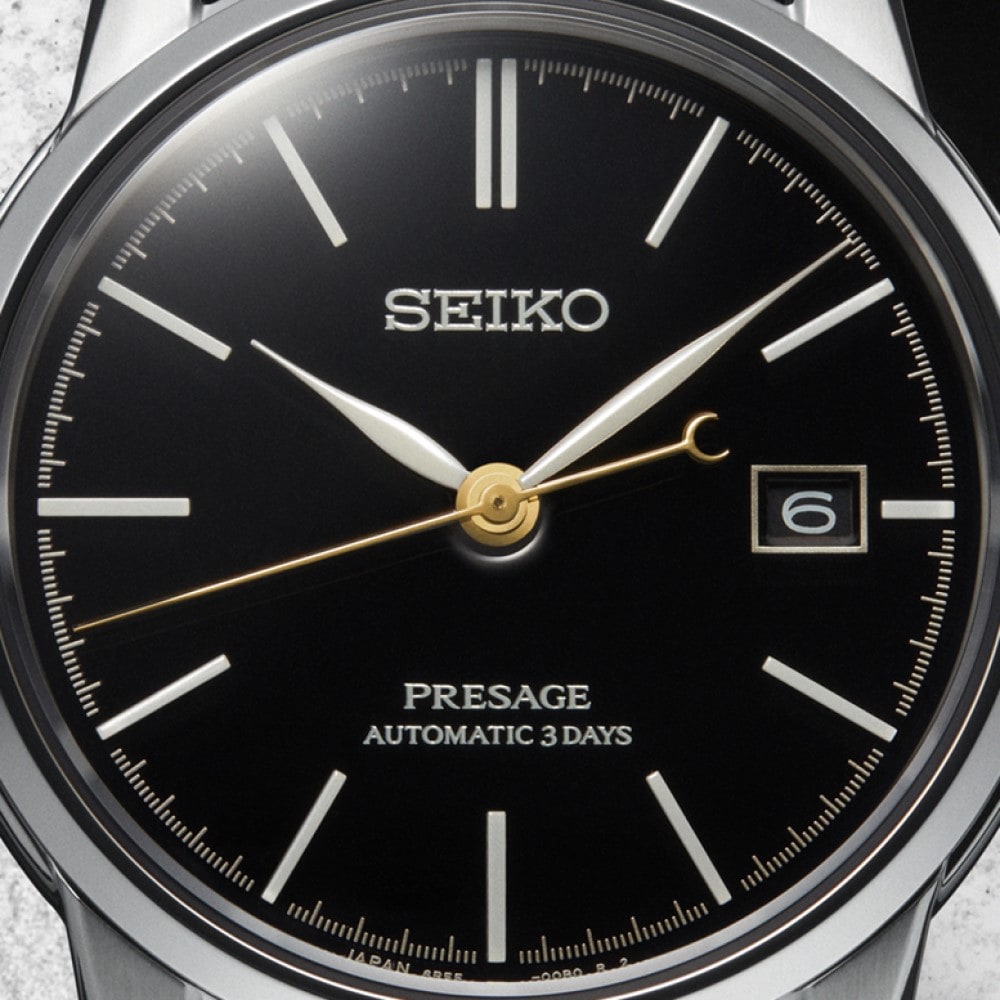 Seiko Presage Presage Craftsmanship Series With Unique Urushi Lacquer Black 40.5mm Mens Strap Watch