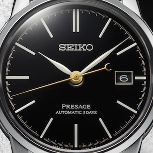 Seiko Presage Presage Craftsmanship Series With Unique Urushi Lacquer Black 40.5mm Mens Strap Watch