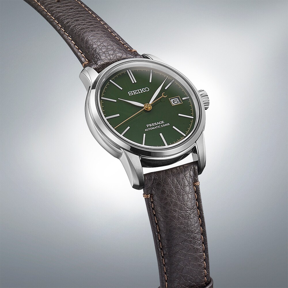 Seiko best sale mockingbird green