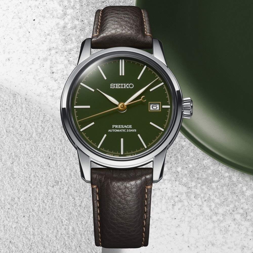 Seiko Presage Craftsmanship Series 40.5mm Mens Watch Green