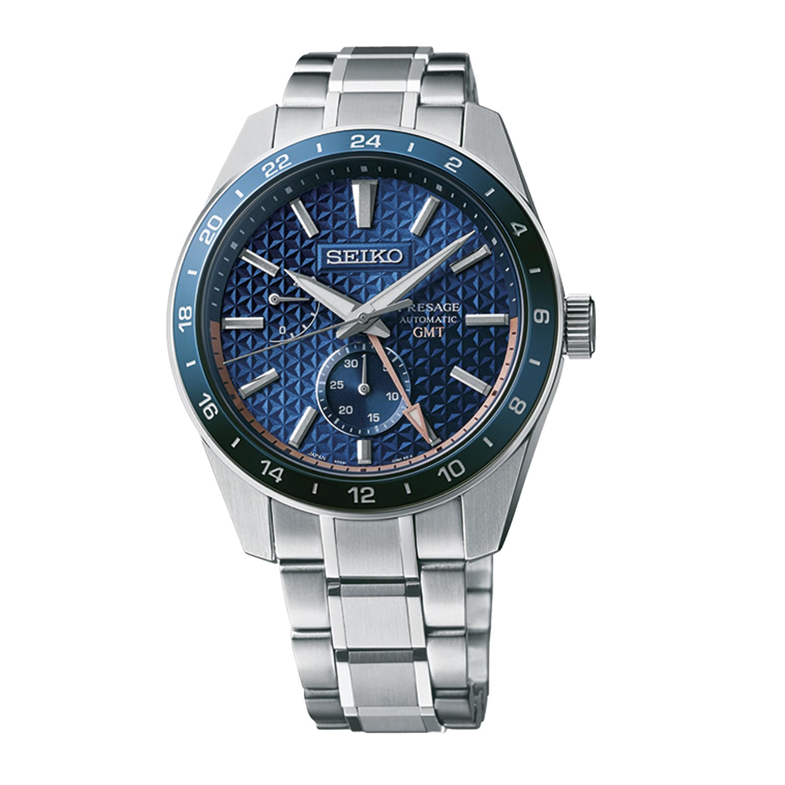 Sharp Edged Series GMT 42mm Mens Watch Blue