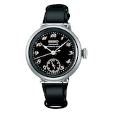 Seiko Presage Presage Craftsmanship Series Limited Edition Black Enamel Dial Strap 35mm Watch Porter Classic Collaboration