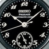 Seiko Presage Presage Craftsmanship Series Limited Edition Black Enamel Dial Strap 35mm Watch Porter Classic Collaboration